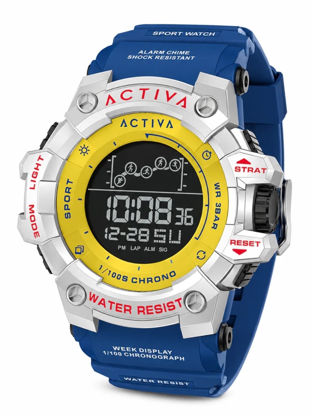 NWT Activa Digital Essentials Invicta Digital Sport Watch Dark Blue ACW8082-013